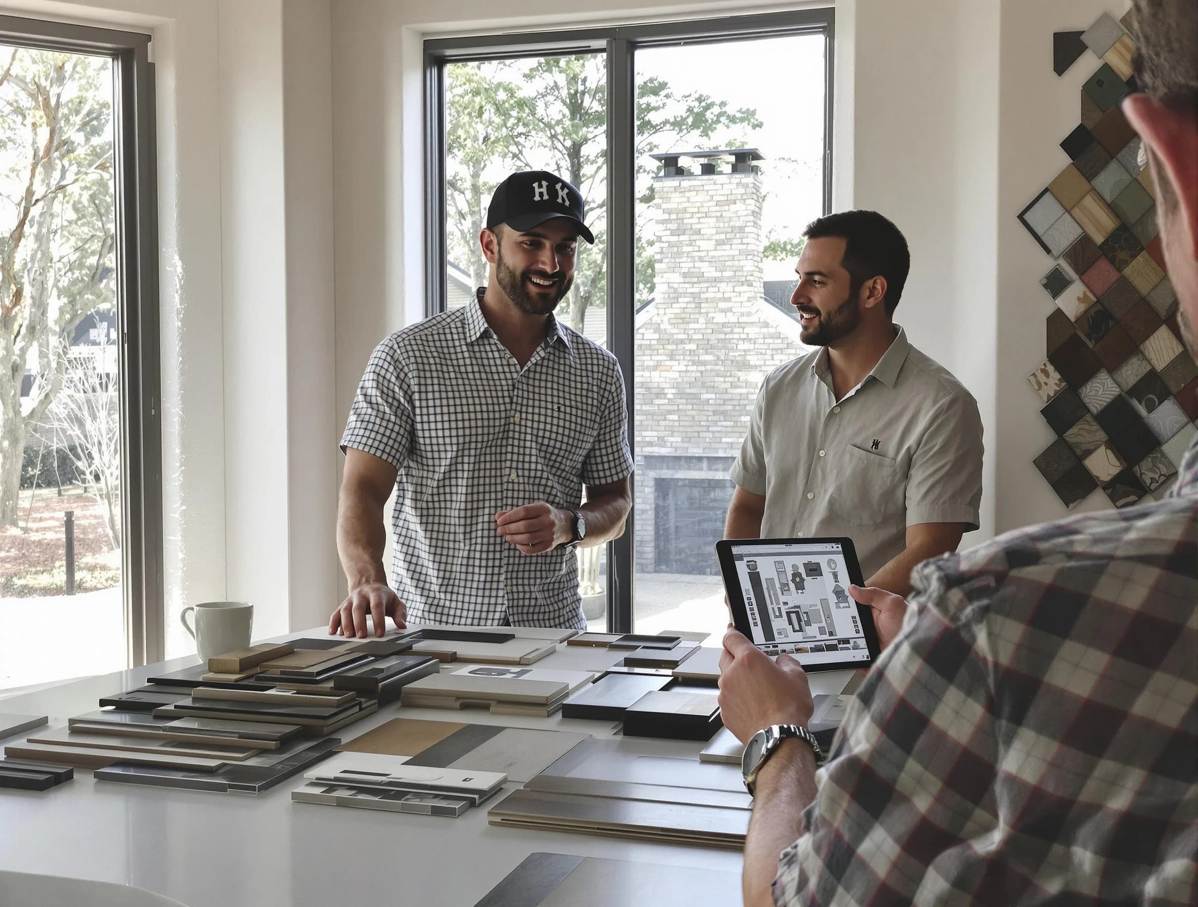 Bridgewater Chimney Sweep remodeling a chimney and fireplace in Bridgewater, MA