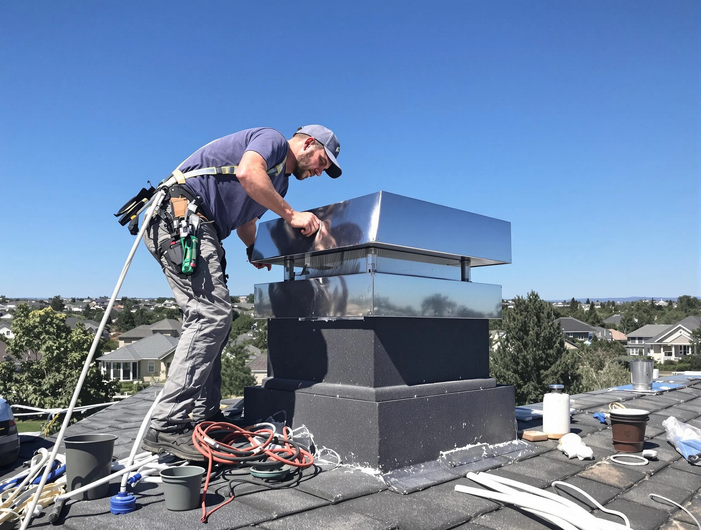 Chimney Cap Services service in Bridgewater, MA