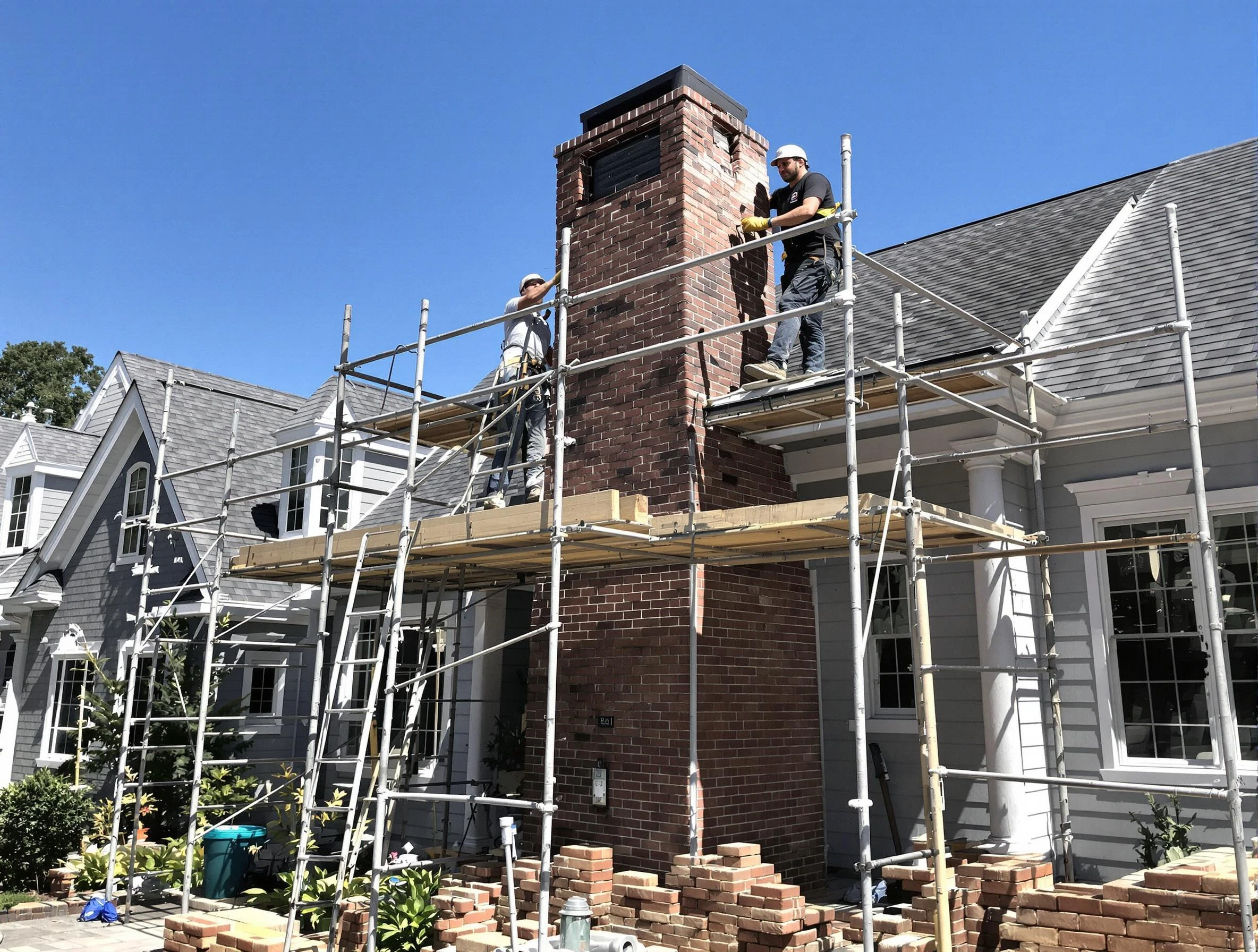 Chimney Rebuilding in Bridgewater