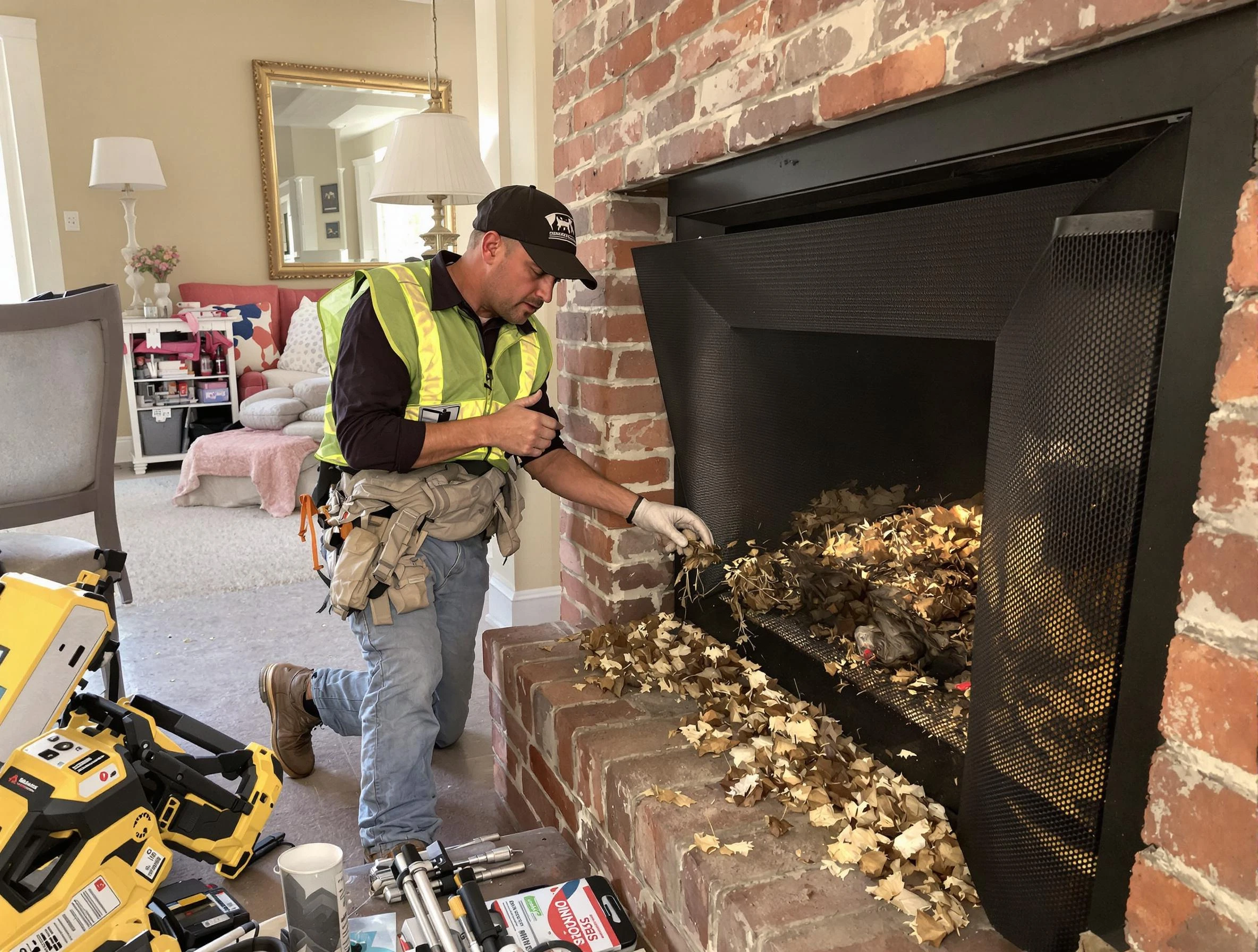 Safe screening installation by Bridgewater Chimney Sweep in Bridgewater, MA