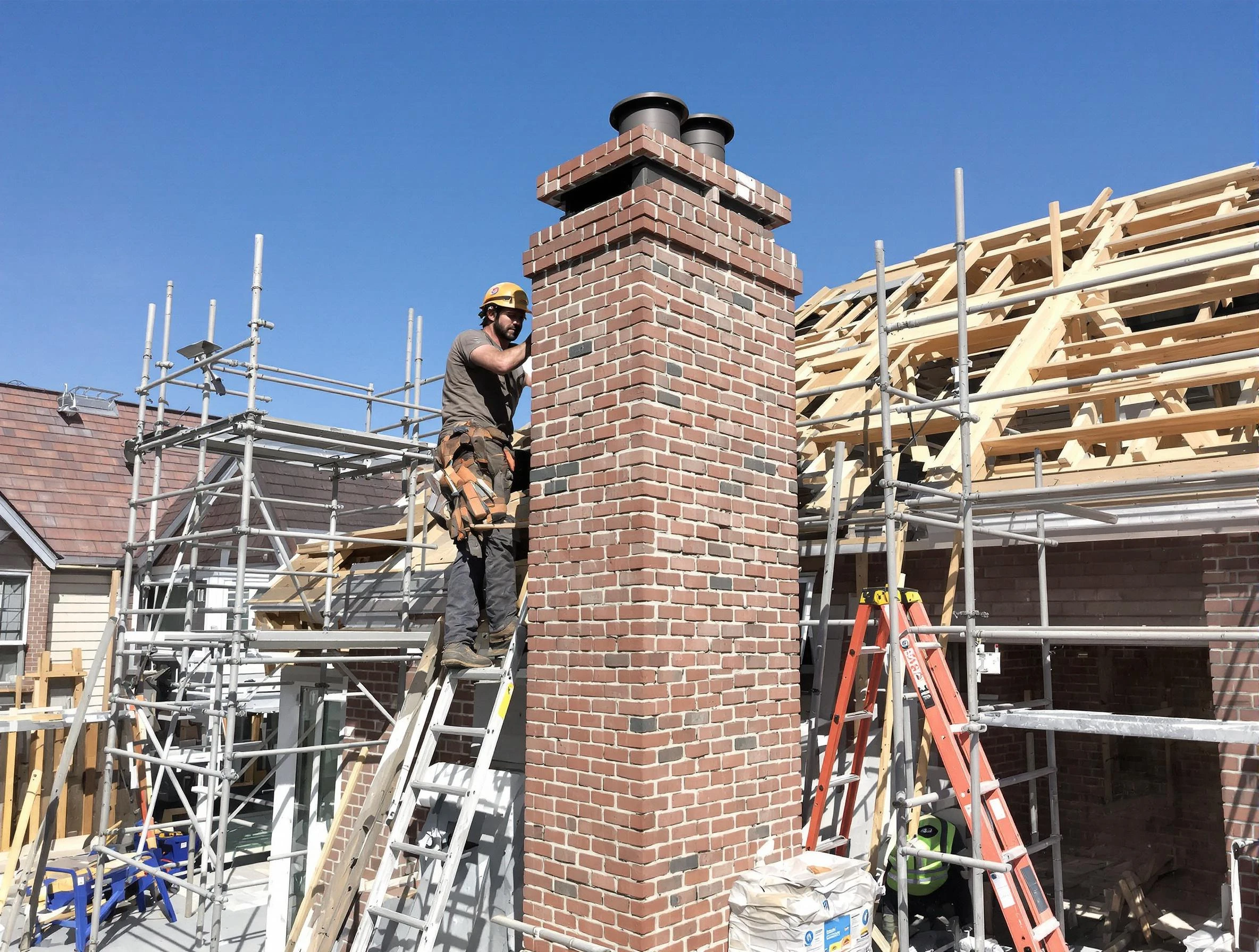 New chimney installation completed by Bridgewater Chimney Sweep in Bridgewater, MA