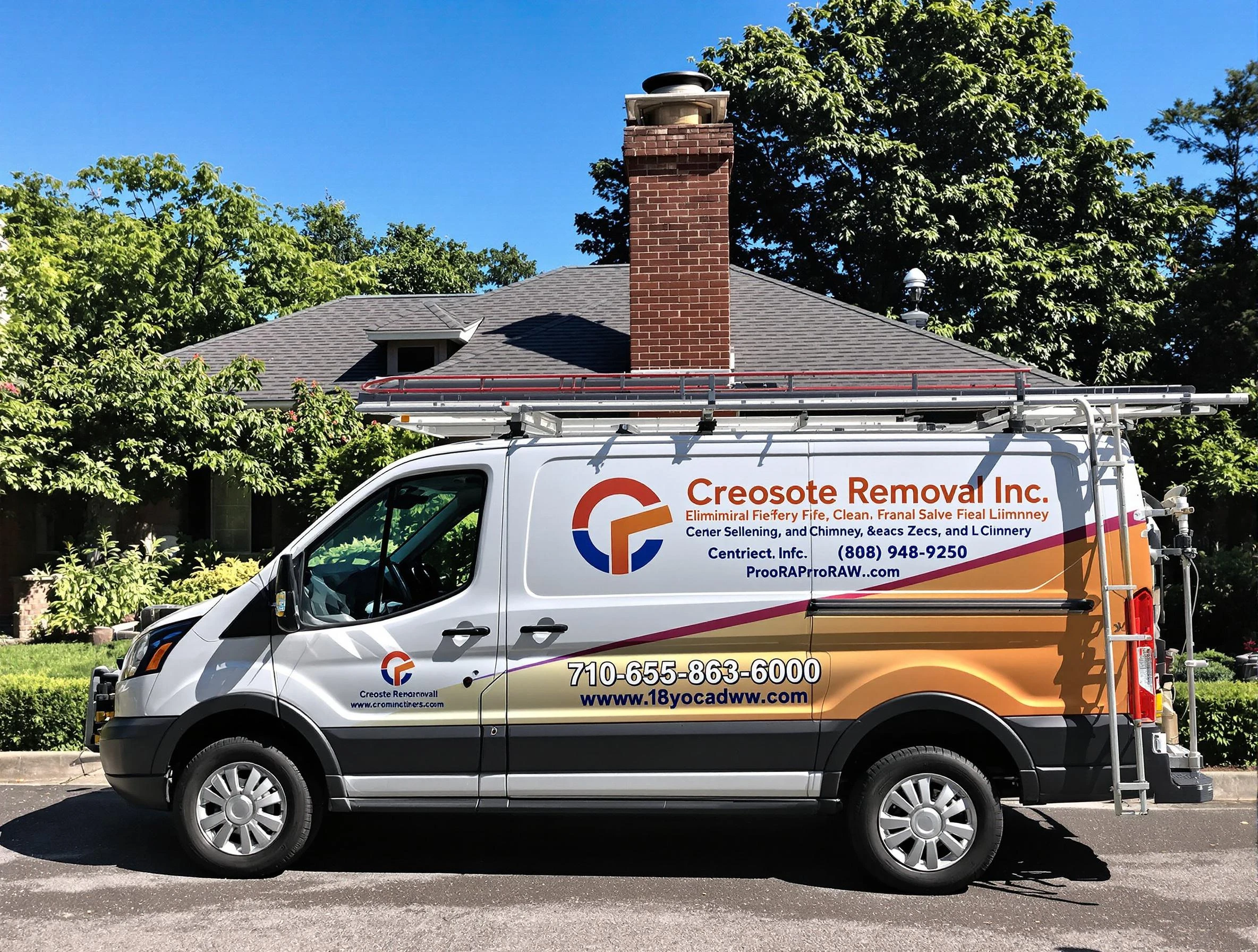 Bridgewater Chimney Sweep technician removing creosote safely in Bridgewater, MA